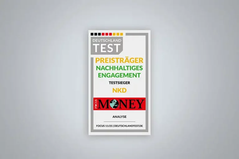 Siegel „NACHHALTIGES ENGAGEMENT“