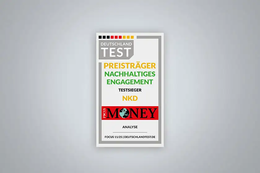 Siegel „NACHHALTIGES ENGAGEMENT“