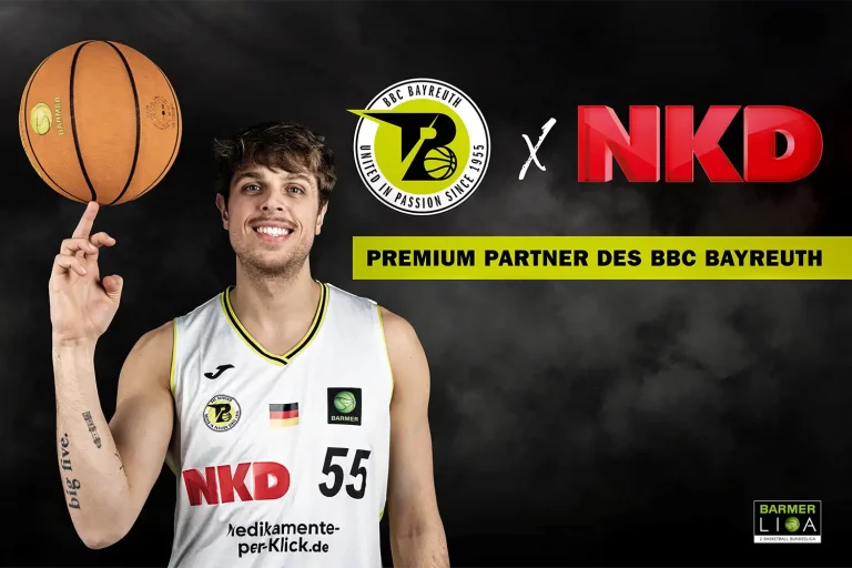 NKD IST PREMIUM-SPONSOR DES BBC BAYREUTH