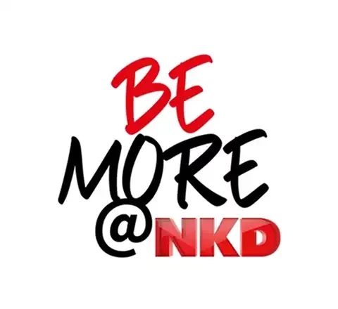 "BE MORE @ NKD"-Logo